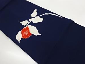 塩瀬椿模様刺繍名古屋帯